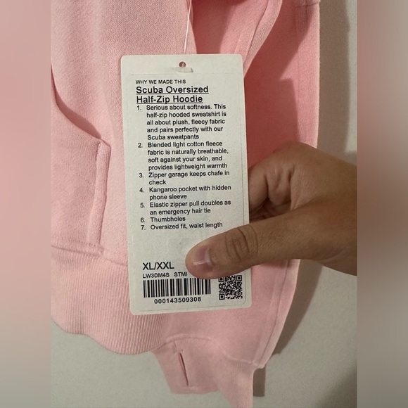 NWT Lululemon Scuba Oversized Half-Zip Hoodie
Strawberry Milkshake XL/XXL - Picture 6 of 8